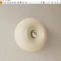 modern wall lamp round wall lamp 3d model