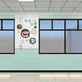 Science and Technology Creator Top Ten Science and Technology Corridor Computer Keyboard Corridor Design 3d model