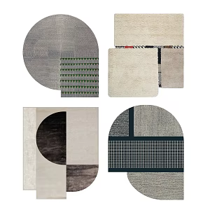 Modern Moulding Carpet 3d model