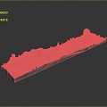 Geography, topography, mountain shape, ridge, ridge, valley, mountain range, canyon, geomorphology, mountain peak, mountain body 3d model