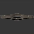 Classic Metal Sword With Sharp Blade And Intricate Hilt Design On Dark Background