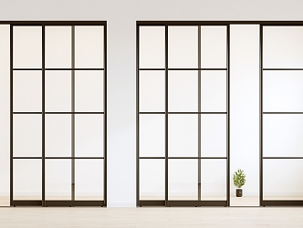 Modern sliding door aldwin 3d model