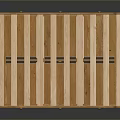 Classic Wooden Bed Frame With Storage Drawers And Slat Support For Bedroom
