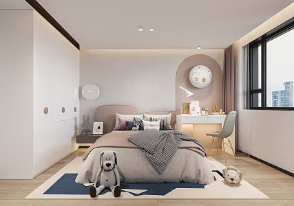 Modern Children's Room 3d model