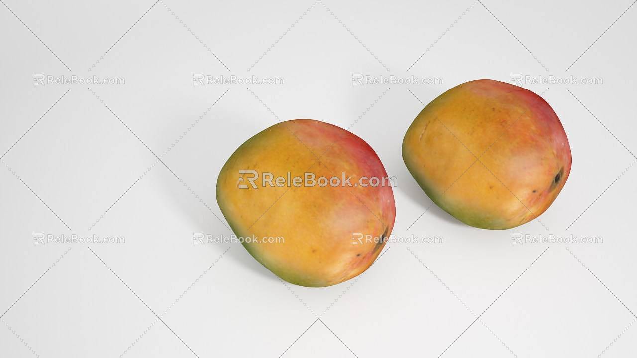 Modern Mango Mango Green Mango 3d model