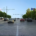 Efficient Road Infrastructure With Traffic Lights Street Lights And Lane Markings