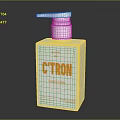 C'TRON Hand Wash Pump Bottle Yellow And White Design With Moisturizing Formula For Daily Use