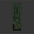 Military Green Camouflage Armored Truck With Heavy Duty Transport Design And Multiple Wheels