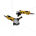 Tool angle grinder 3d model