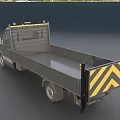 Durable Utility Cargo Truck With Open Bed And Roof Racks Design