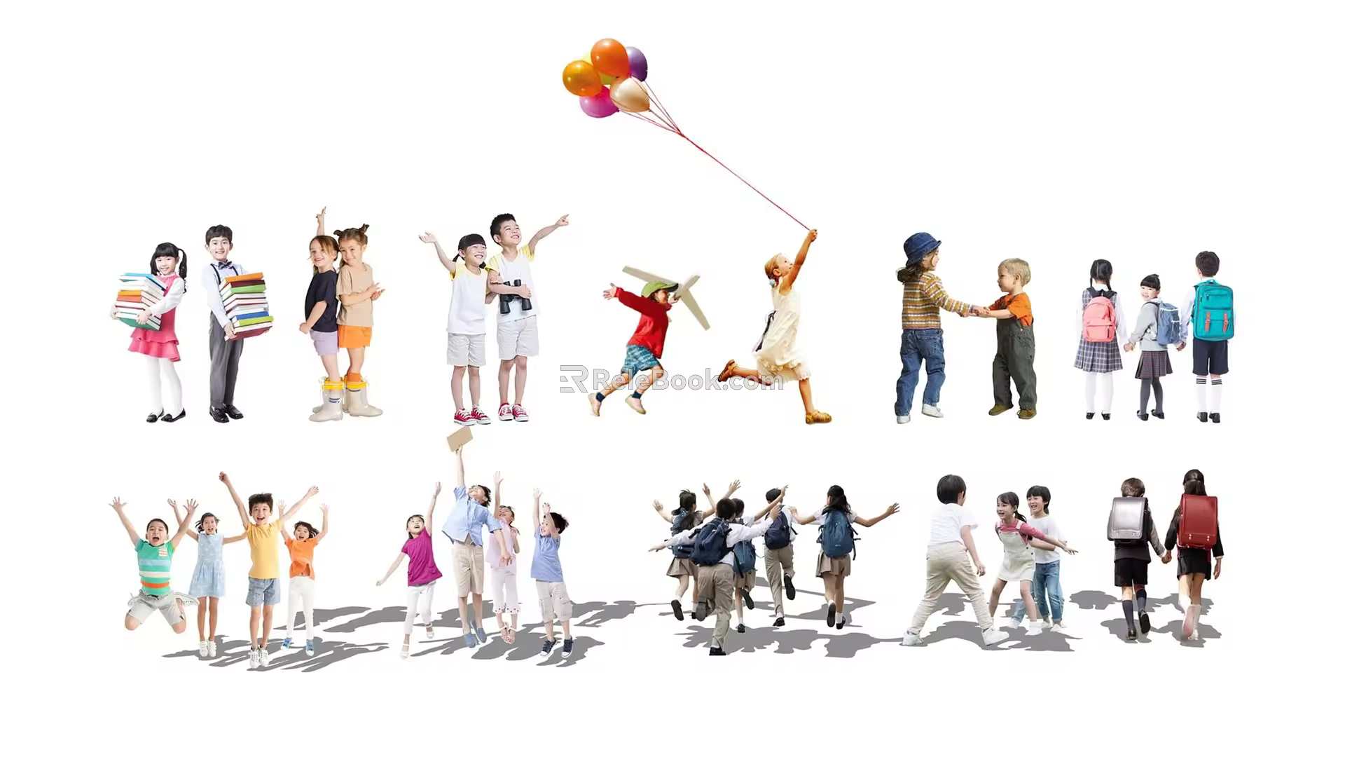 Modern Multiplayer Characters 3d model