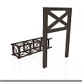 Sturdy Metal Industrial Equipment Frame with Vertical and Horizontal Cross Bracing Structure
