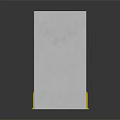 Silver Gray Mechanical Panel Structure With Multiple Doors Yellow Accents And Reflective Surface