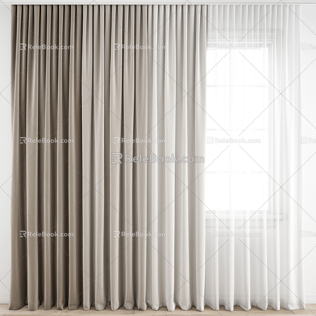 Fabric Curtain model