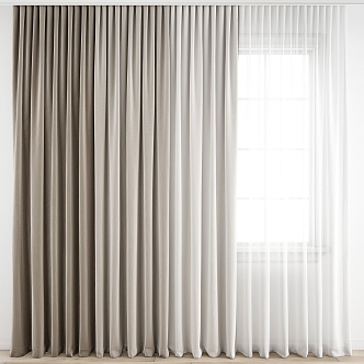 Fabric Curtain 3d model