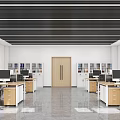 Modern Public Office District Joint Creation Center 3d model