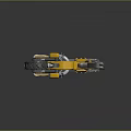 Futuristic Yellow Motorcycle Design With Sleek Body Mechanical Details And Rugged Tires