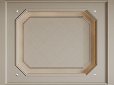 French Ceiling Bedroom Ceiling Guest Restaurant Ceiling 3d model