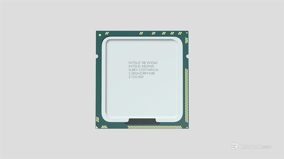 High Performance Industrial CPU Processor Unit With Advanced Computing Features 3d model