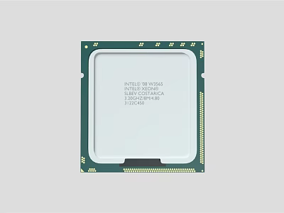 High Performance Industrial CPU Processor Unit With Advanced Computing Features 3d model