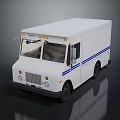 Modern bus minibus minibus minivan driverless bus 3d model