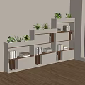 modern file cabinet office partition cabinet 3d model