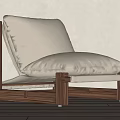 Wind single sofa 3d model
