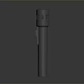 Household Microphone For Daily Use With Gray Body And Red Button