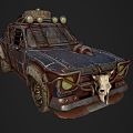 Crazy Max Car Motor Vehicle Car Car Retro Car Middle Ancient Car 3d model