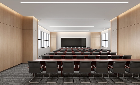 Modern Conference Room 3d model