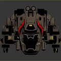 Mech Warrior Mech Soldier Machine Battlearm Mechanical Battlearm Machine Fighter Robot 3d model