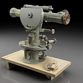 Theodolite measuring instrument observation instrument 3d model