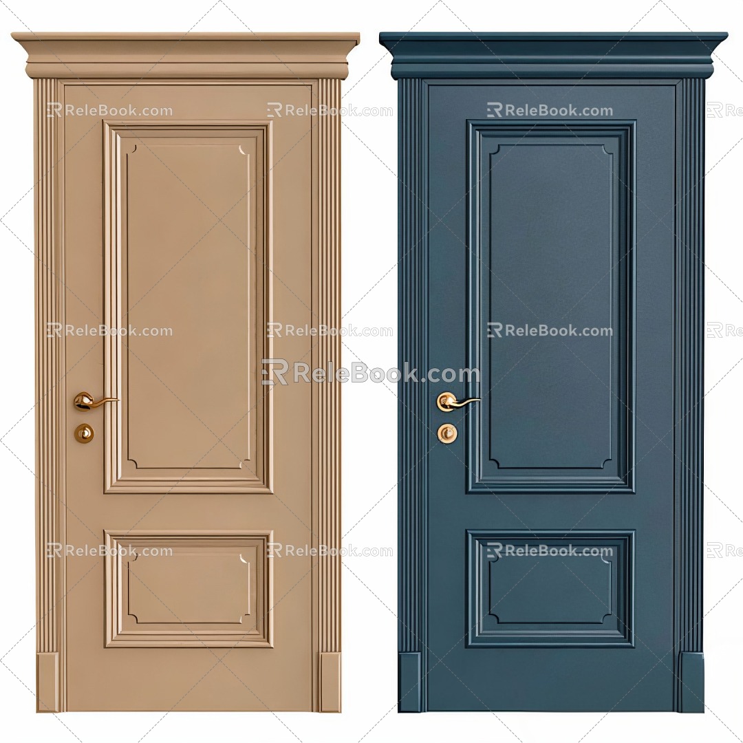 Jane O swing door 3d model