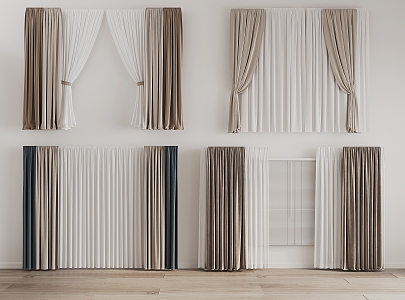 Curtains 3d model