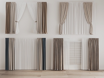 Curtains 3d model