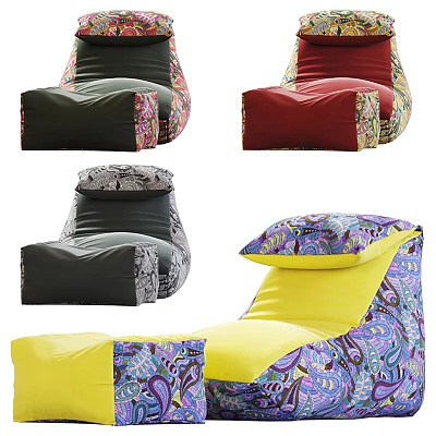 Modern Lazy Sofa 3d model Modern Lazy Sofa 3d model