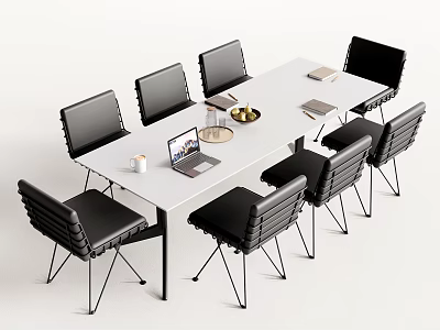 Modern Meeting Tables and Chairs Meeting Tables and Chairs Negotiation Tables and Chairs 3d model