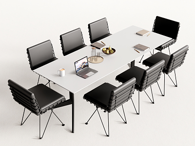 Modern Meeting Tables and Chairs Meeting Tables and Chairs Negotiation Tables and Chairs 3d model