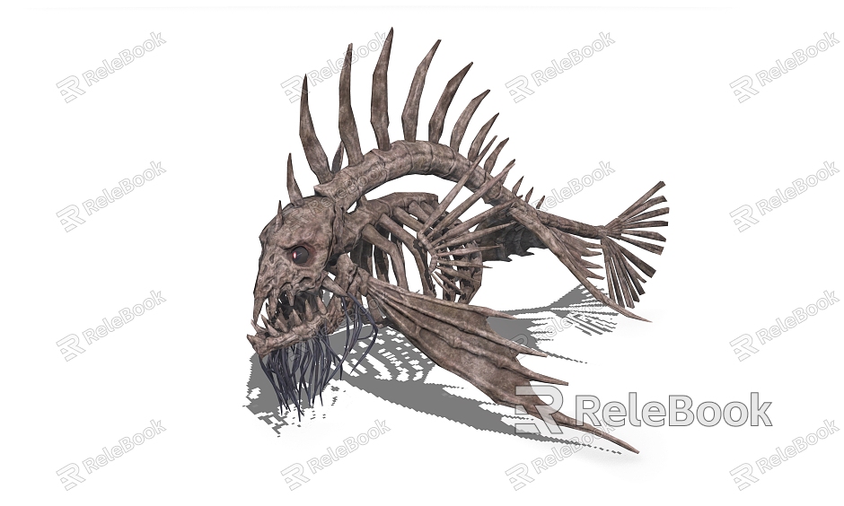 Skeleton Fish Devil Fish Skeleton model