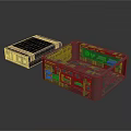 Black Computer Case With Open Frame Structure And Front Panel Design