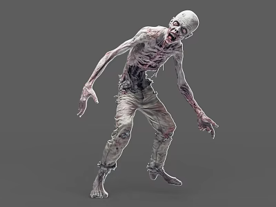 Character Zombie Mutation Animation Character Movie Character Game Character Virus Zombie Virus Photo Silhouette Board 3d model