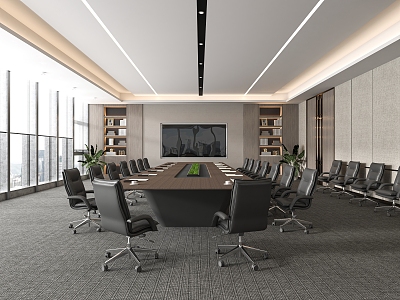 Meeting Room Meeting Tables and Chairs 3d model