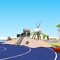 Children's Play Area Design With Colorful Play Structures And Safe Outdoor Zones