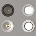 Modern Home Lighting Four Different Styles Black And White Downlights And Spotlights