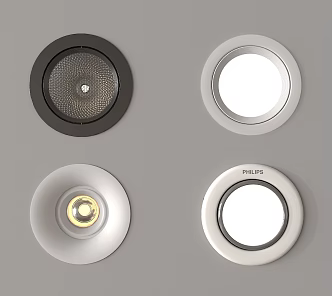 Modern Downlight Spotlight Track-type Magnetic Light Spotlight Downlight 3d model