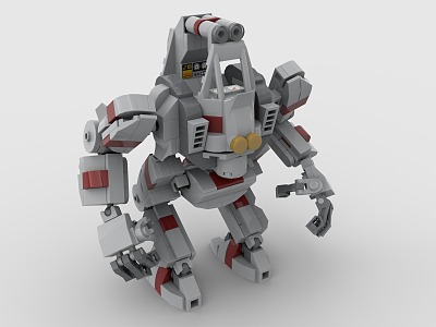 LEGO toy mecha humanoid mecha gundam exoskeleton robot 3d model