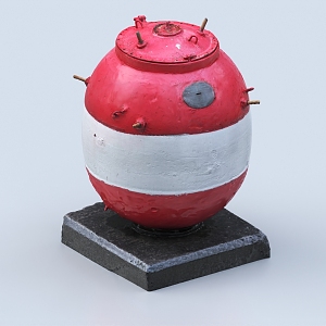 torpedo mine 3d model