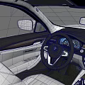 White BMW Luxury Sedan With Sleek Exterior Design And Modern Features