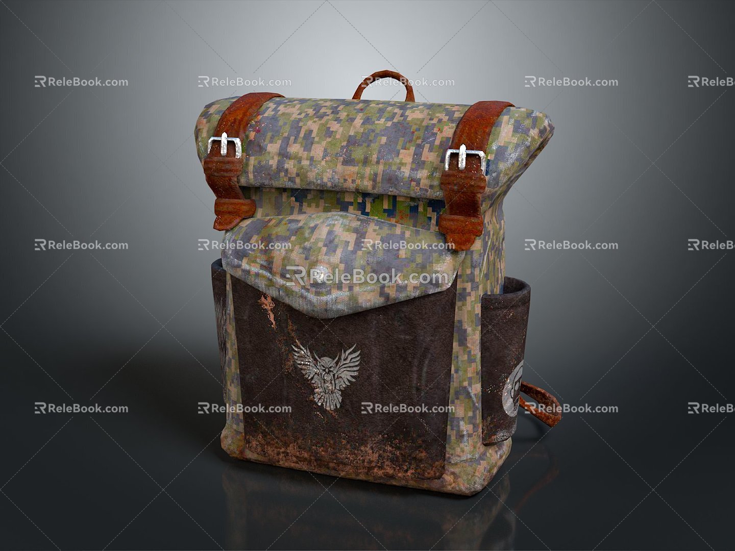 Camping backpack travel bag travel backpack backpack camping bag mountaineering bag hiking backpack travel bag 3d model