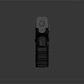 Sleek Modern Handgun With Metallic Body And Black Textured Grip Design
